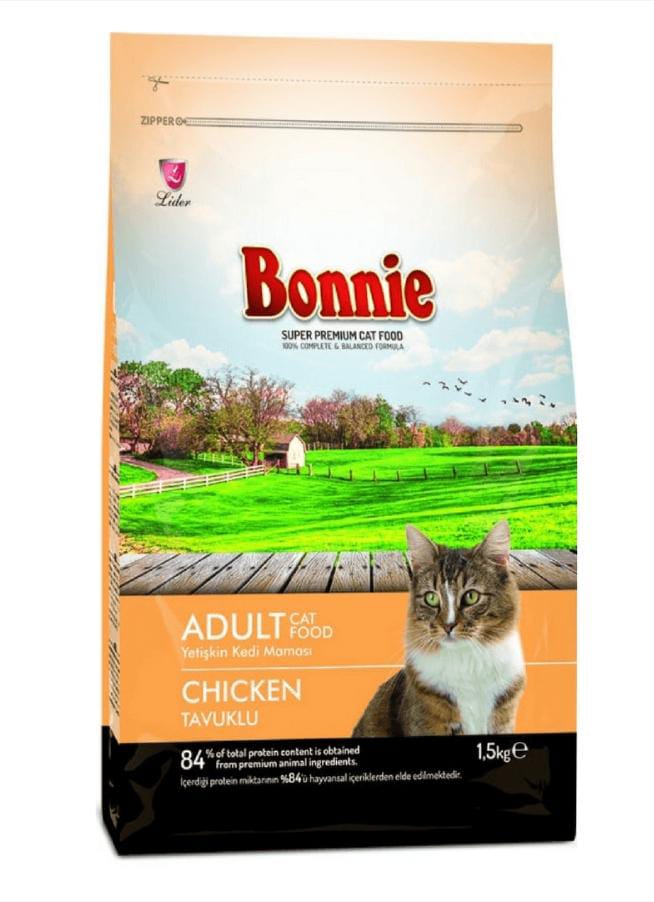 BONNIE ADULT CAT FOOD CHICKEN FLAVOR – 1.5Kg BONNIE ADULT CAT FOOD CHICKEN FLAVOR – 1.5Kg