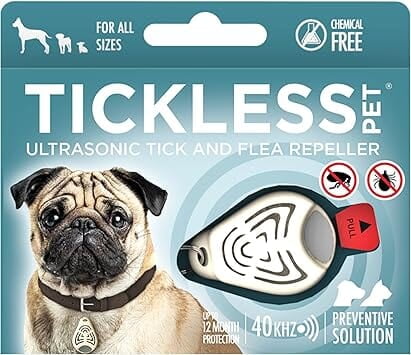 Tickless Pet, Chemical Free Ultrasonic Flea and Tick Repellent – Beige Tickless Pet, Chemical Free Ultrasonic Flea and Tick Repellent – Beige