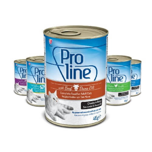 Proline Adult Cat Can Food in Gravy 415g x 4 Cans Proline Adult Cat Can Food in Gravy 415g x 4 Cans