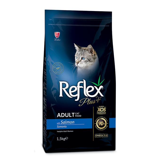 REFLEX PLUS PREMIUM ADULT CAT FOOD – SALMON 1.5KG REFLEX PLUS PREMIUM ADULT CAT FOOD – SALMON 1.5KG